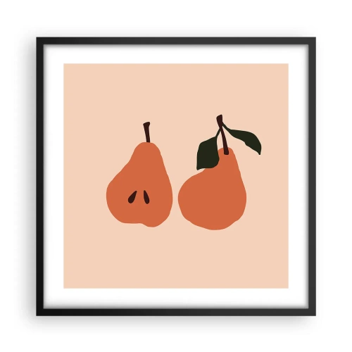 Poszter fehér keretben - Maga az édesség - 50x50 cm