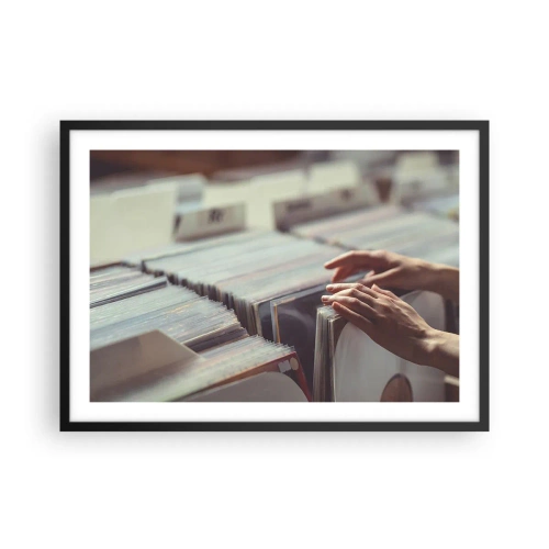 Poszter fehér keretben - Érzelmeket keresése - 70x50 cm