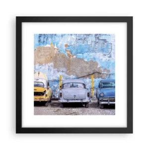 Poszter fehér keretben - Veteránok találkozása - 30x30 cm