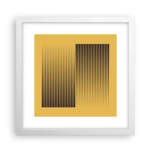 Poszter fekete keretben - Az ellentétek négyzete - 30x30 cm