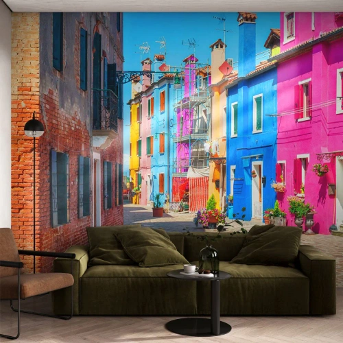 Fotótapéta Premium Sand - Város "A papagájoknál" - Város, Olaszország, Építészet - 450x315 cm