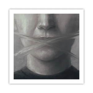 Poszter - Szó nélkül - 60x60 cm