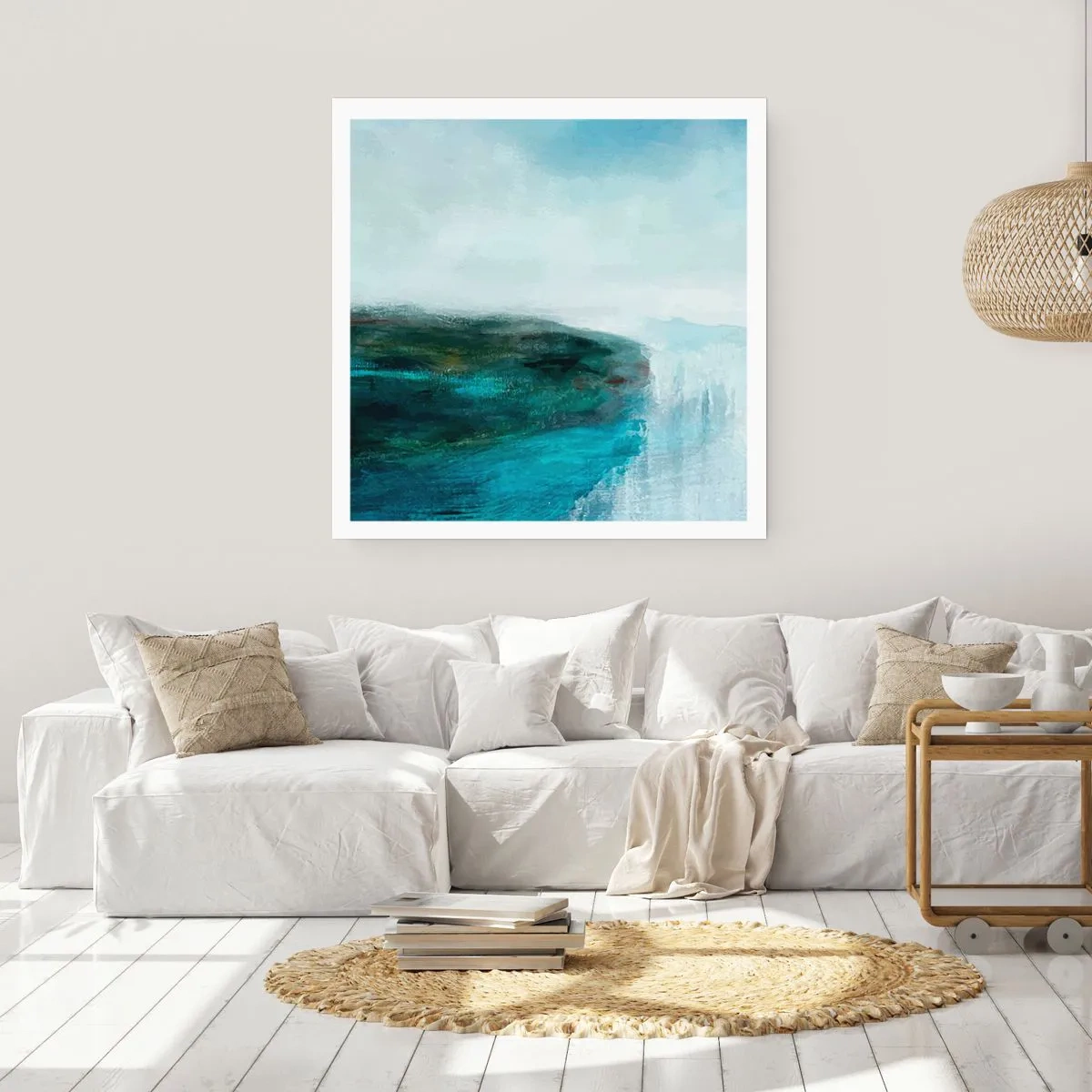 Poszter - Tengeri absztrakció - 60x60 cm