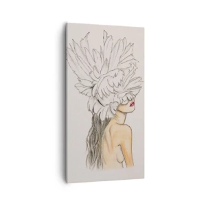 Vászonkép - Koronás szépség - 55x100 cm