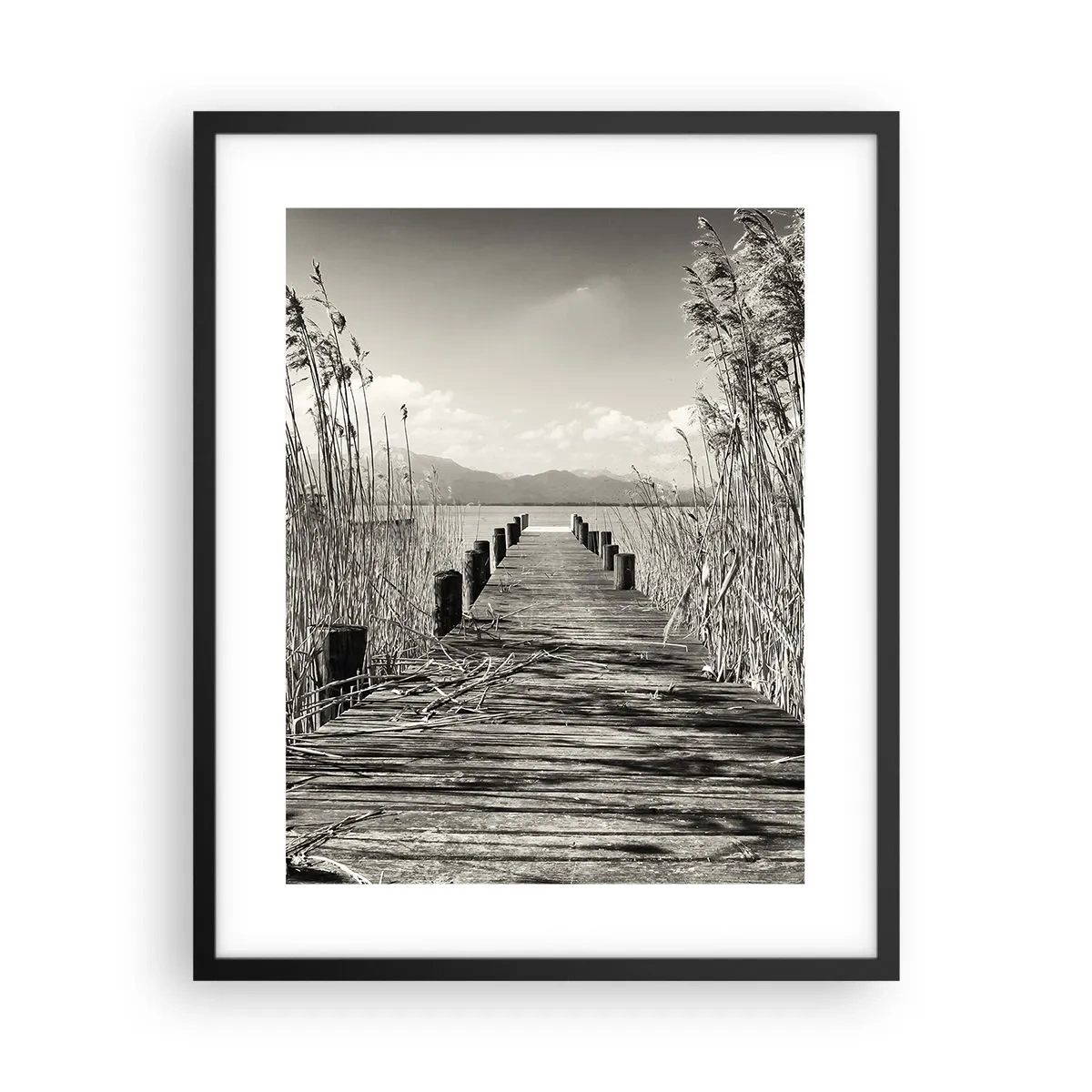 Poszter fehér keretben - A fű csendjében - 40x50 cm