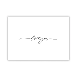 Poszter - Fekete fehéren - 70x50 cm