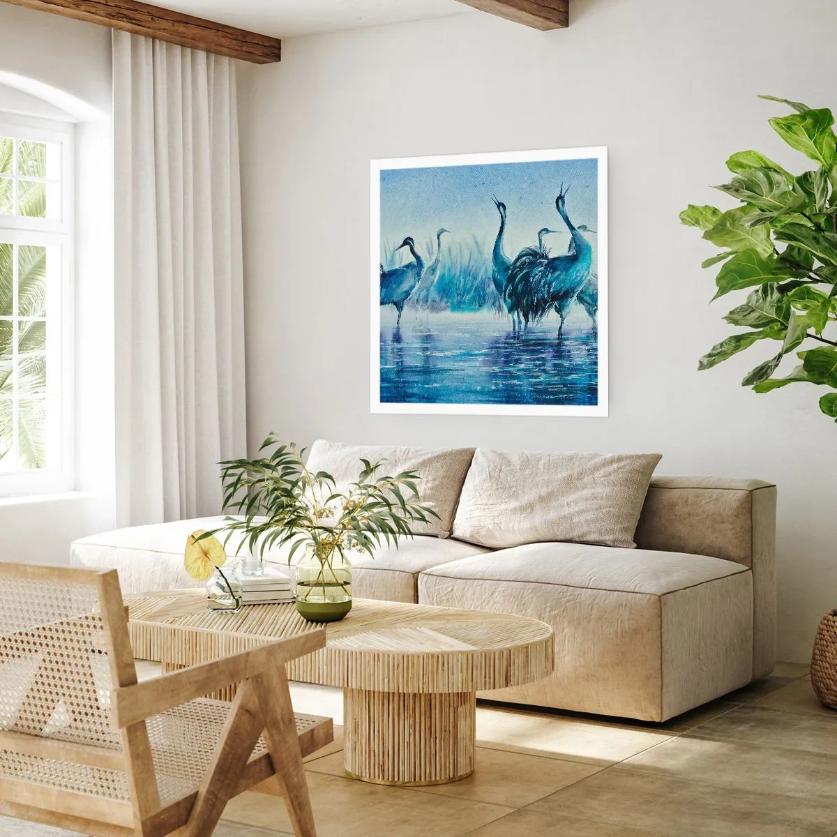 Poszter - Reggeli találkozás - 40x40 cm