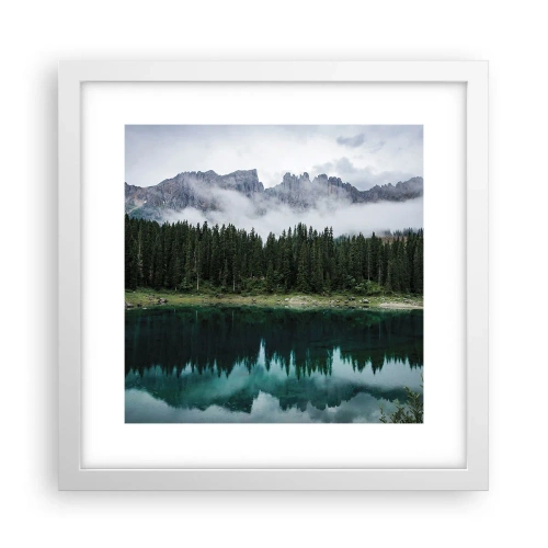 Poszter fekete keretben - Csitt, csit, ne zavard fel az állóvizet... - 30x30 cm