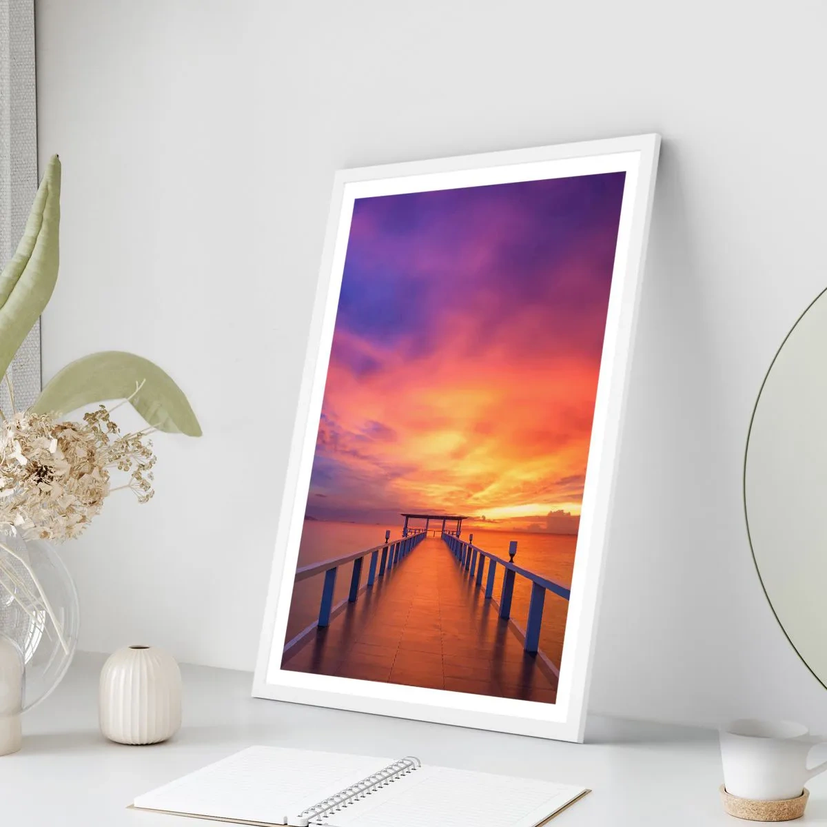 Poszter fekete keretben - Vég nélkül - 50x70 cm