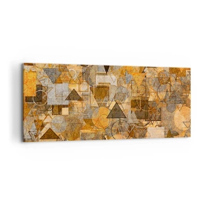 Vászonkép - Formában a világ - 100x40 cm