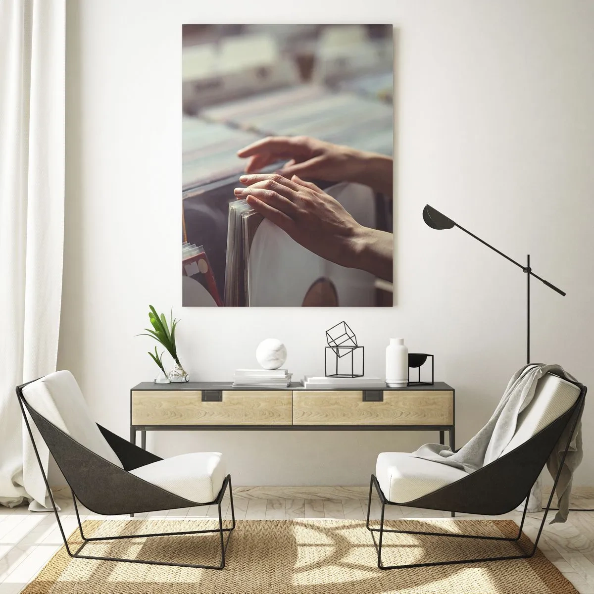 Üveg kép - Érzelmeket keresése - 70x100 cm