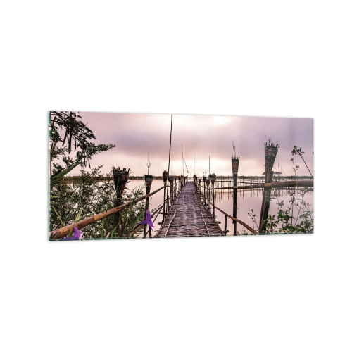Üveg kép - Nyugalom és csend Ázsiában - 120x50 cm