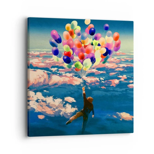 Vászonkép - Egy gyermekkori álom valóra vált - 40x40 cm