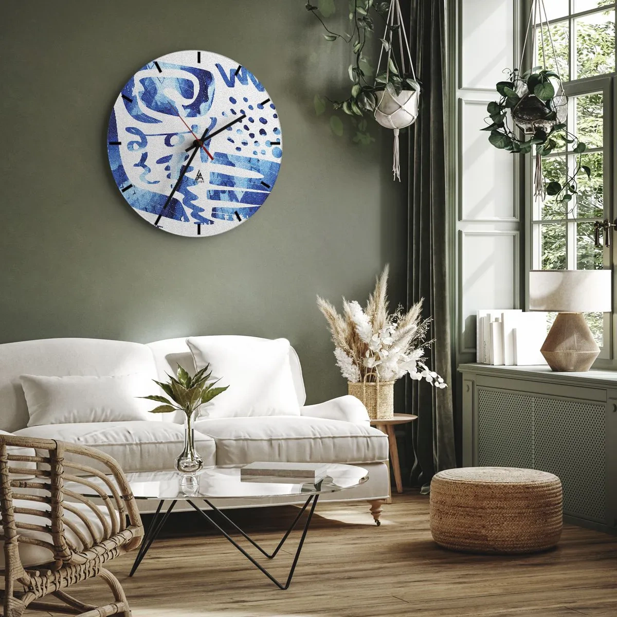 Falióra, Óra - Vissza a gyökerekhez - 40x40 cm