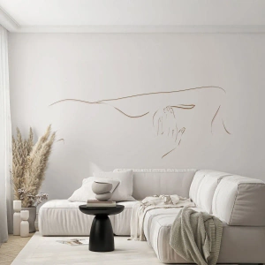 Fotótapéta Premium Sand - A vágy alakja - Absztrakció, Grafika, Darab - 350x256 cm