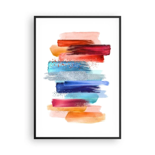 Poszter fehér keretben - Fel és le - 70x100 cm