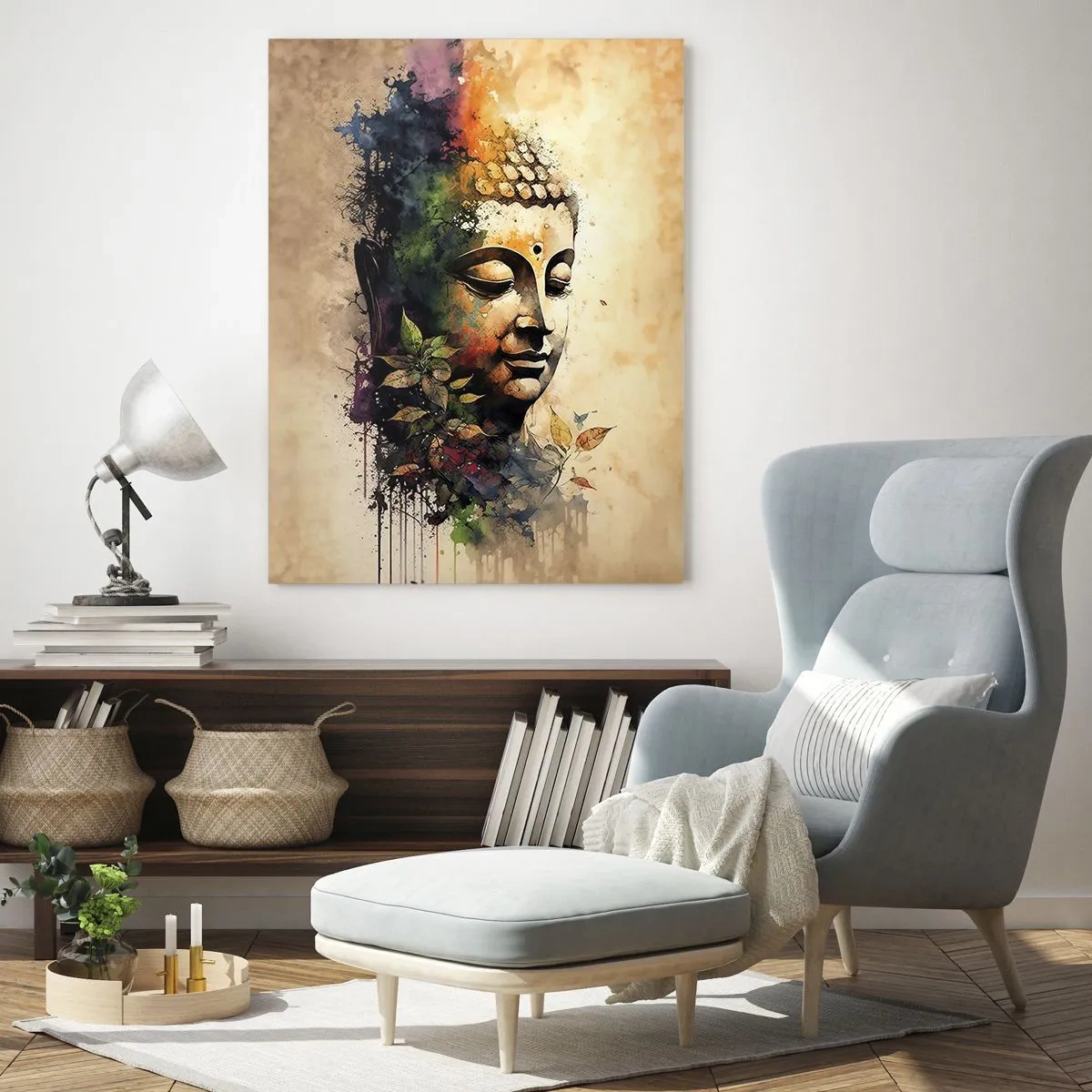 Üveg kép - Namaste! - 80x120 cm