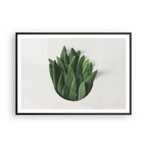 Poszter fehér keretben - Féktelen kíváncsiság - 100x70 cm