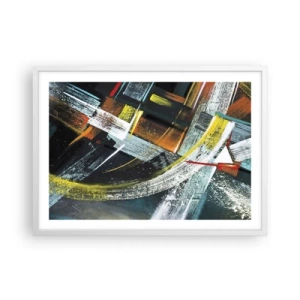 Poszter fekete keretben - A mozgás energiája - 70x50 cm