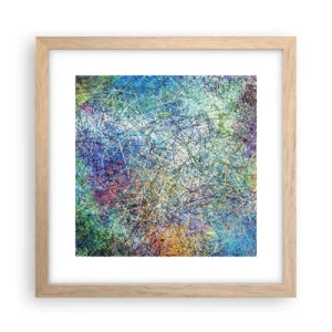 Poszter világos tölgy keretben - Ez nem olyan egyszerű - 30x30 cm