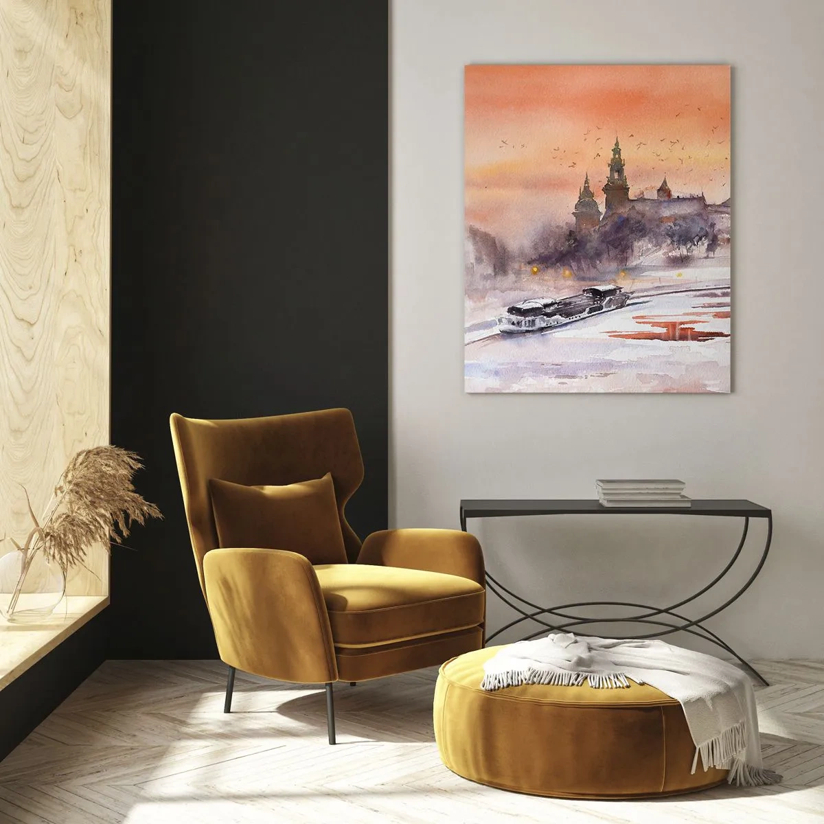 Üveg kép - Királyi naplemente - 50x70 cm