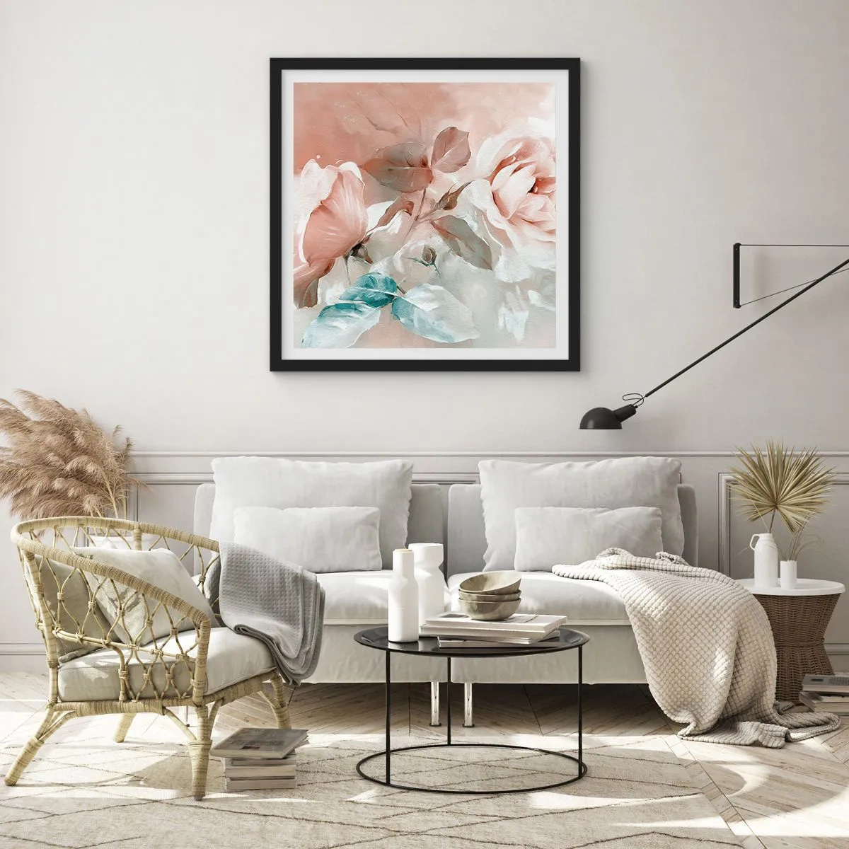 Poszter fehér keretben - A romantika szelleme - 50x50 cm