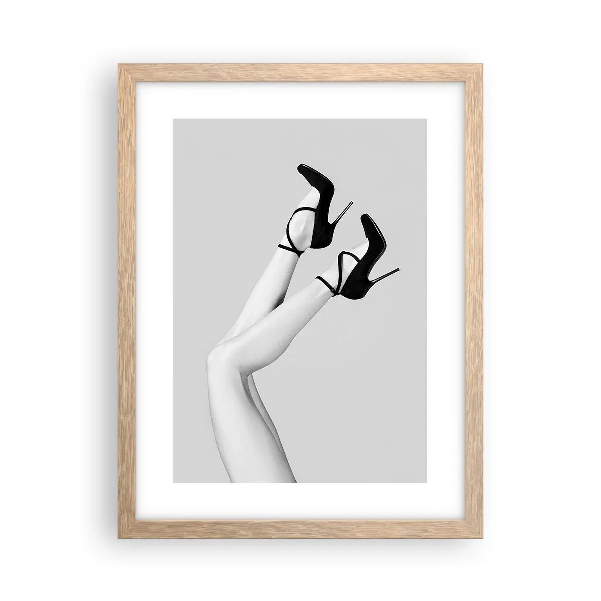 Poszter világos tölgy keretben - Fejjel lefelé - 30x40 cm