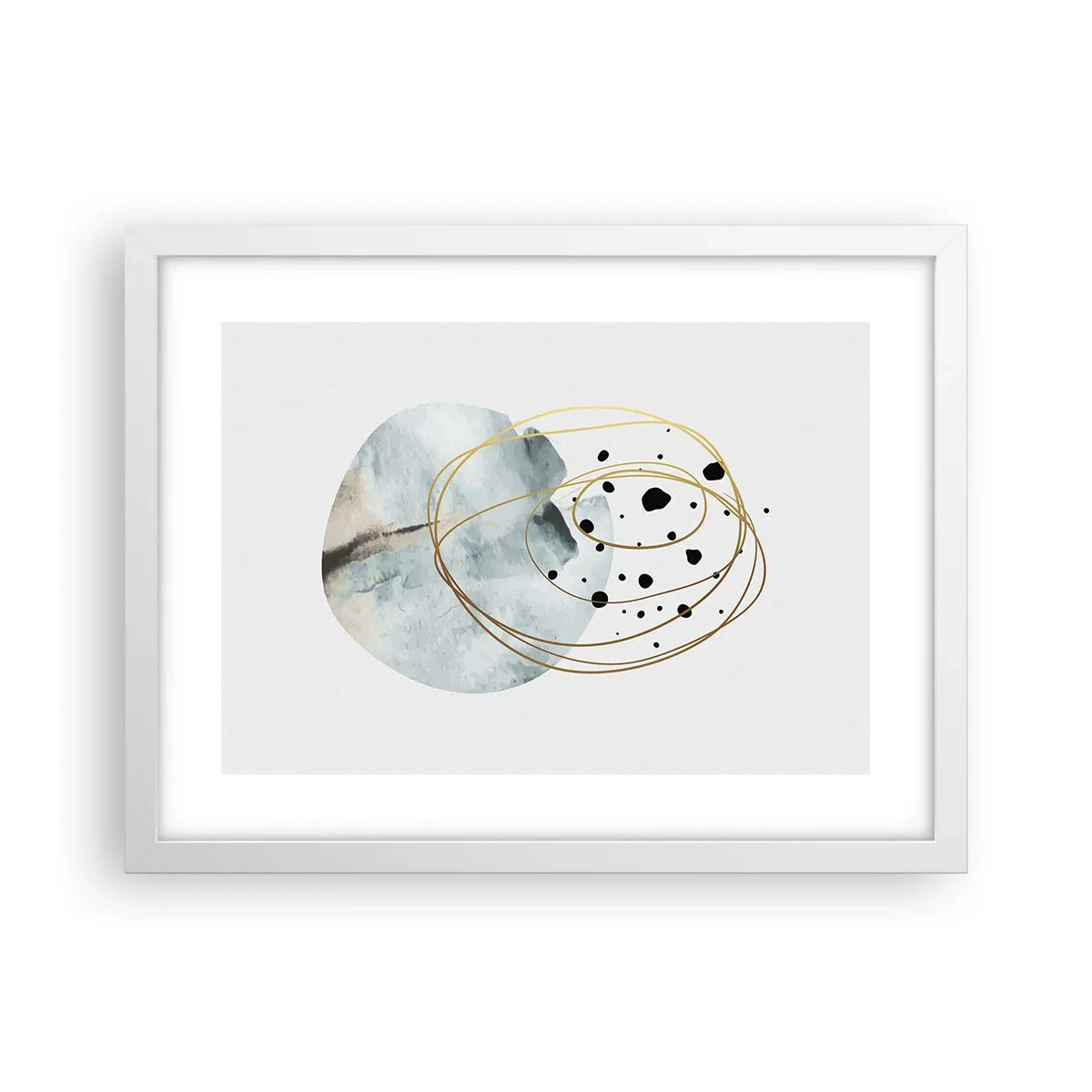 Poszter fekete keretben - Az ölelő térben - 40x30 cm