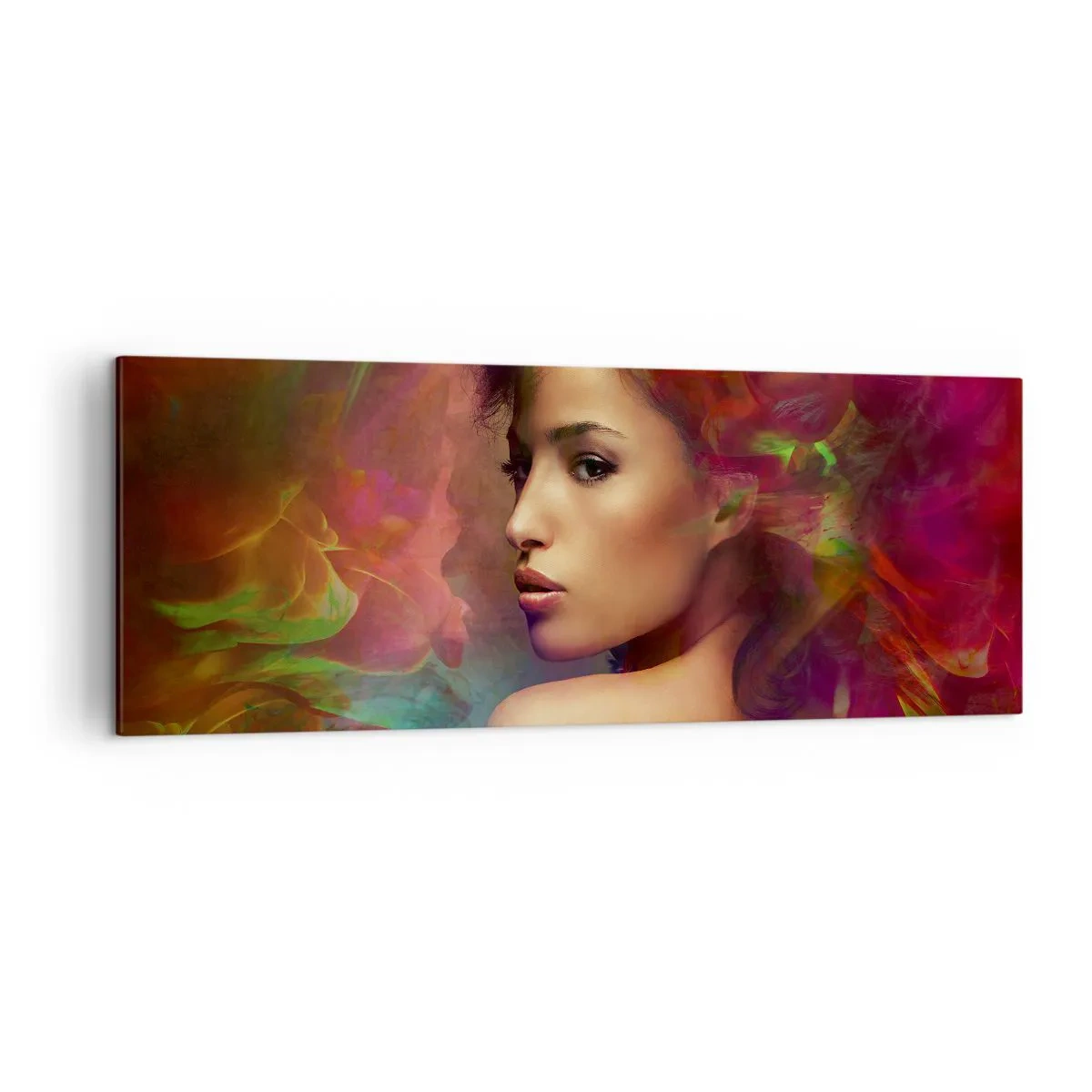 Vászonkép - Szebb, mint a szivárvány, olyan gyengéd, mint a köd - 140x50 cm