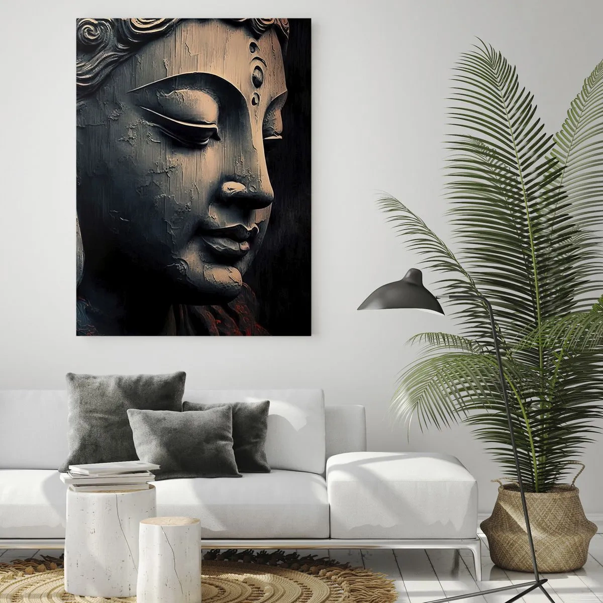 Üveg kép - Összhangban a világgal - 70x100 cm