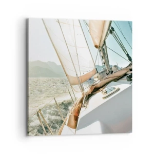 Vászonkép - Dagadó vitorlákkal - 70x70 cm