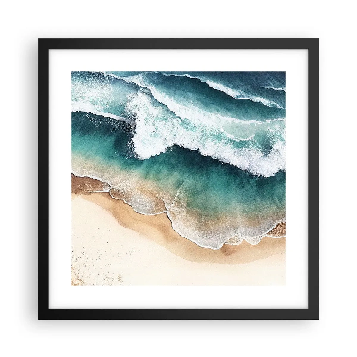 Poszter fehér keretben - Egy örök találkozás - 40x40 cm