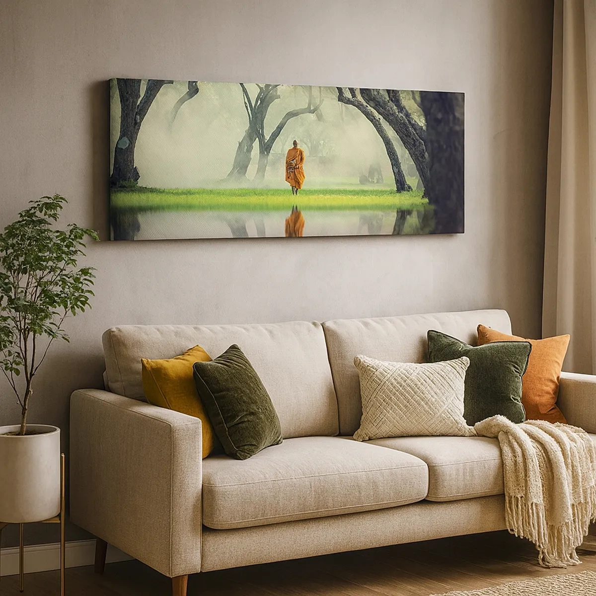 Vászonkép - Útban a megvilágosodás felé - 30x30 cm