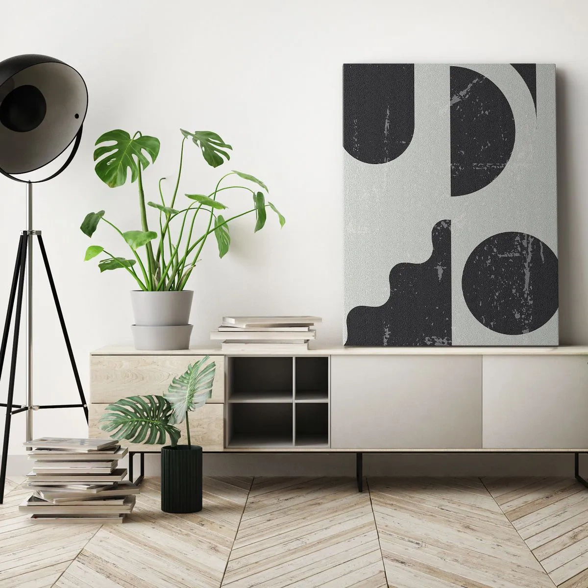 Vászonkép - Kompozíció fent és lent - 45x80 cm