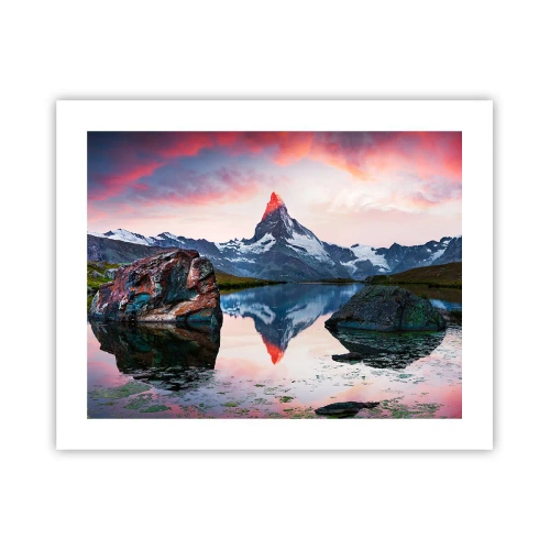 Poszter - A hegyek szíve forró - 50x40 cm