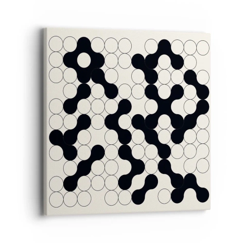 Vászonkép - Kínai játék - variáció - 40x40 cm