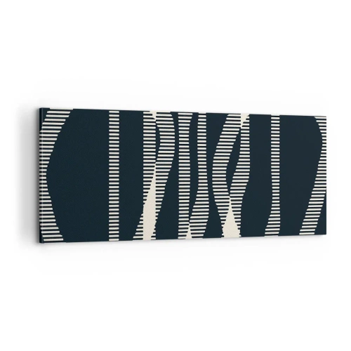 Vászonkép - Sötétség megtörése kísérlete - 100x40 cm