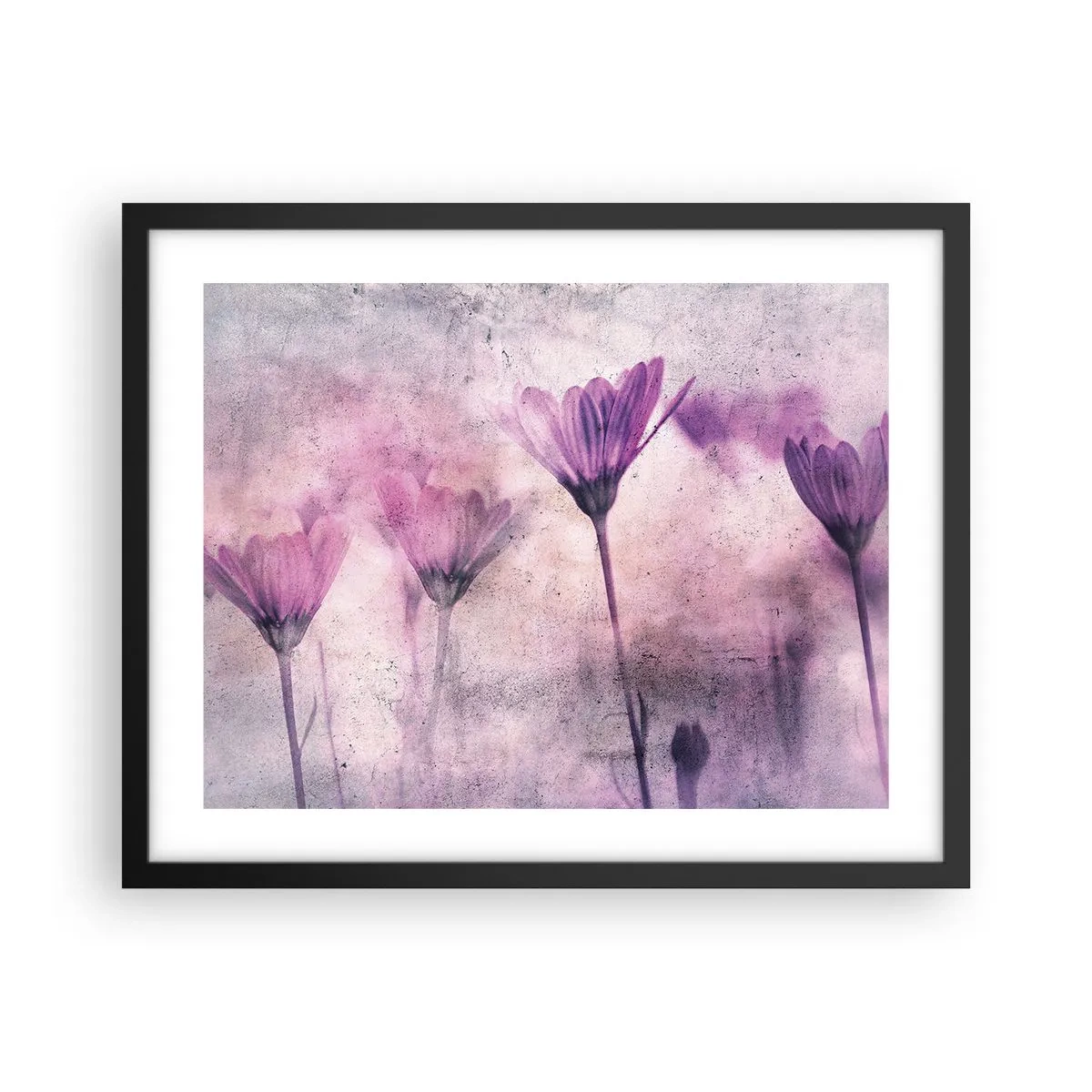 Poszter fehér keretben - A virágok álma  - 50x40 cm