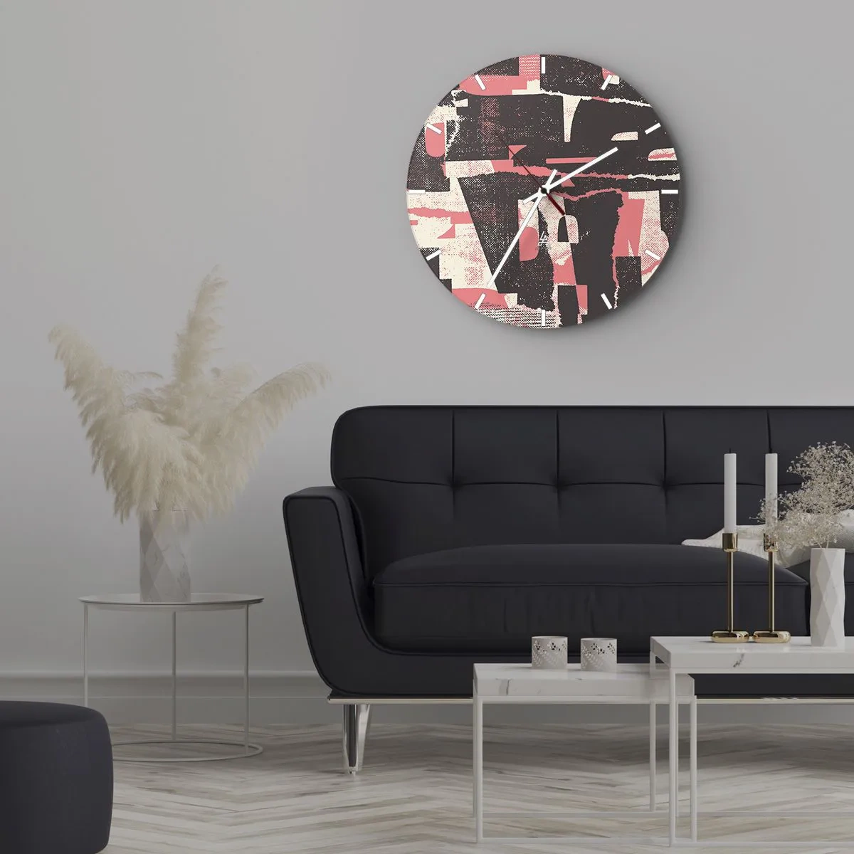 Falióra, Óra - Minden nyüzsgés és nyüzsgés - 30x30 cm