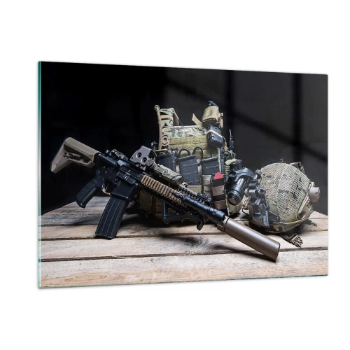 Üveg kép - Pihenj! - 120x80 cm