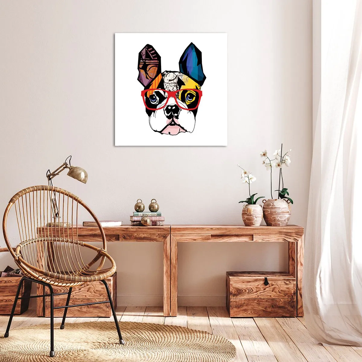 Vászonkép - Értelmiségi - 70x70 cm