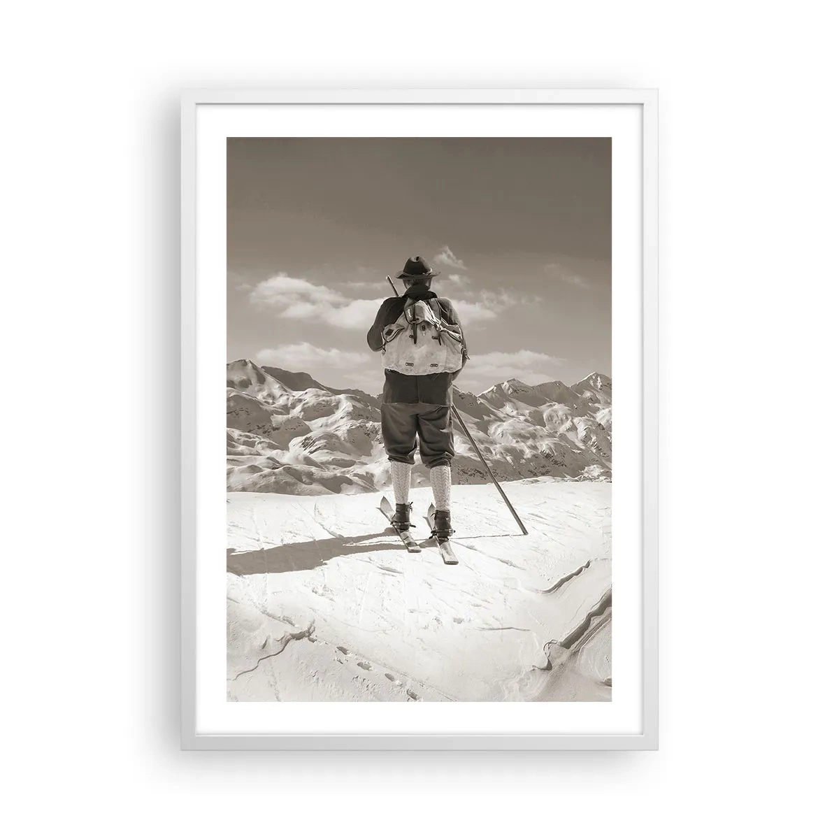 Poszter fekete keretben - És a hegyek ugyanazok - 50x70 cm