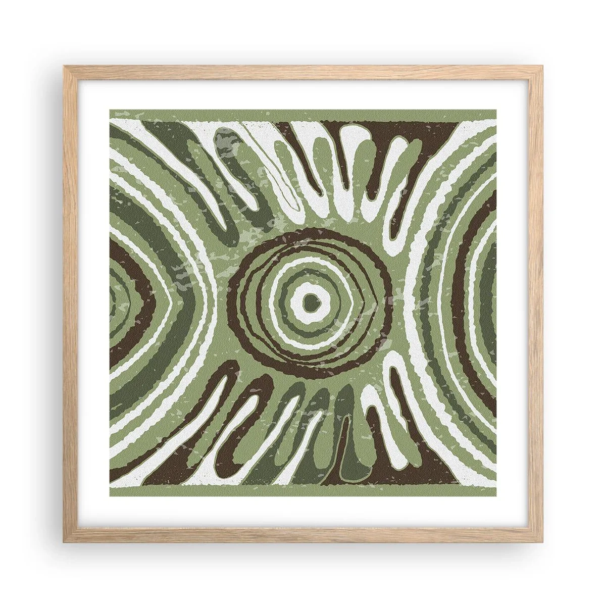 Poszter világos tölgy keretben - Az érzelmek robbanása - 50x50 cm