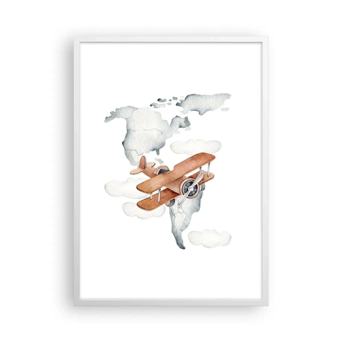 Poszter fekete keretben - Úttörő szellemben - 50x70 cm