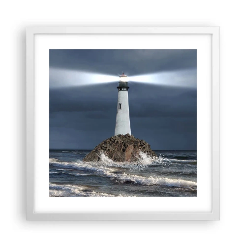 Poszter fekete keretben - Ide…ide…itt! - 40x40 cm