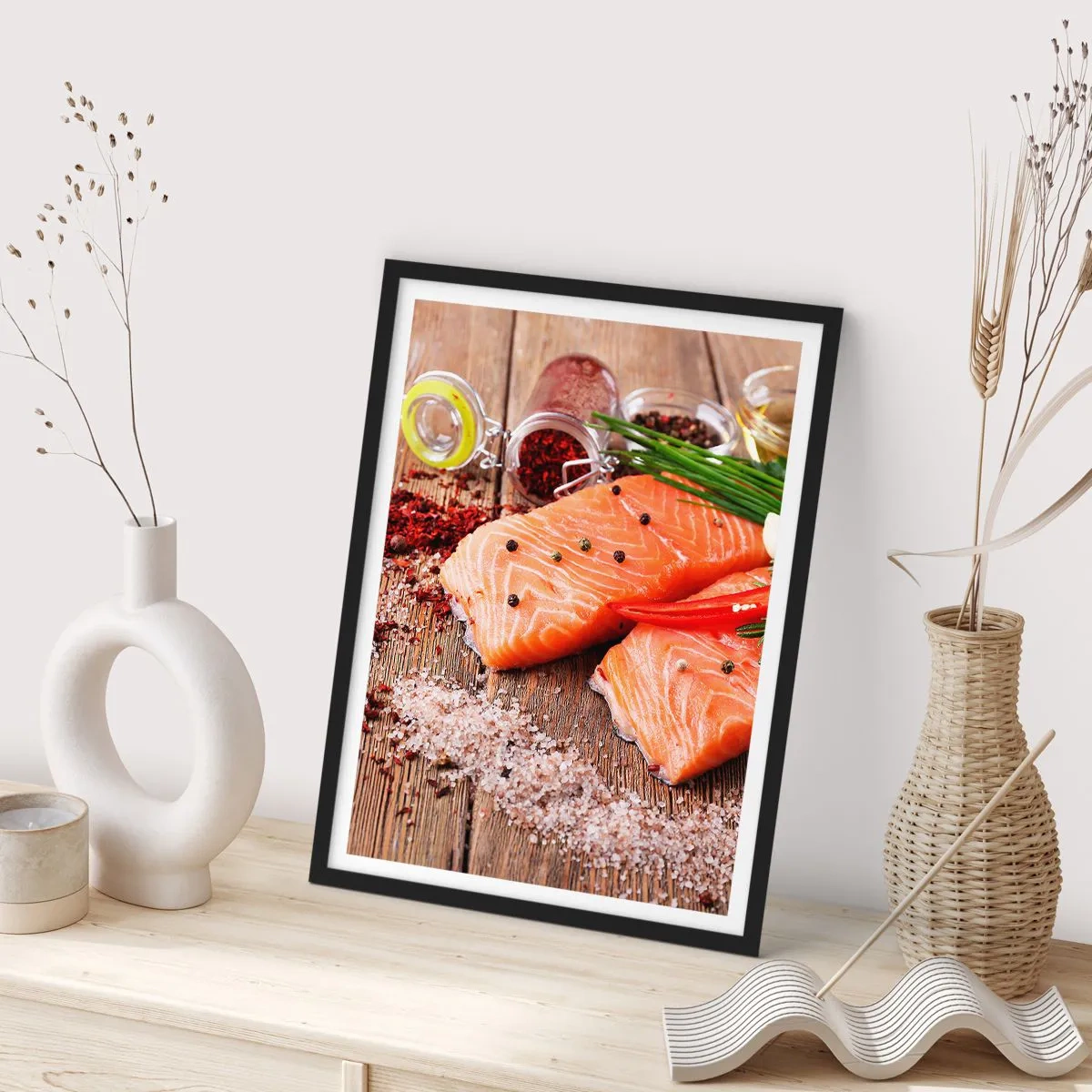 Poszter fehér keretben - Norvég kaland a konyhában - 30x40 cm