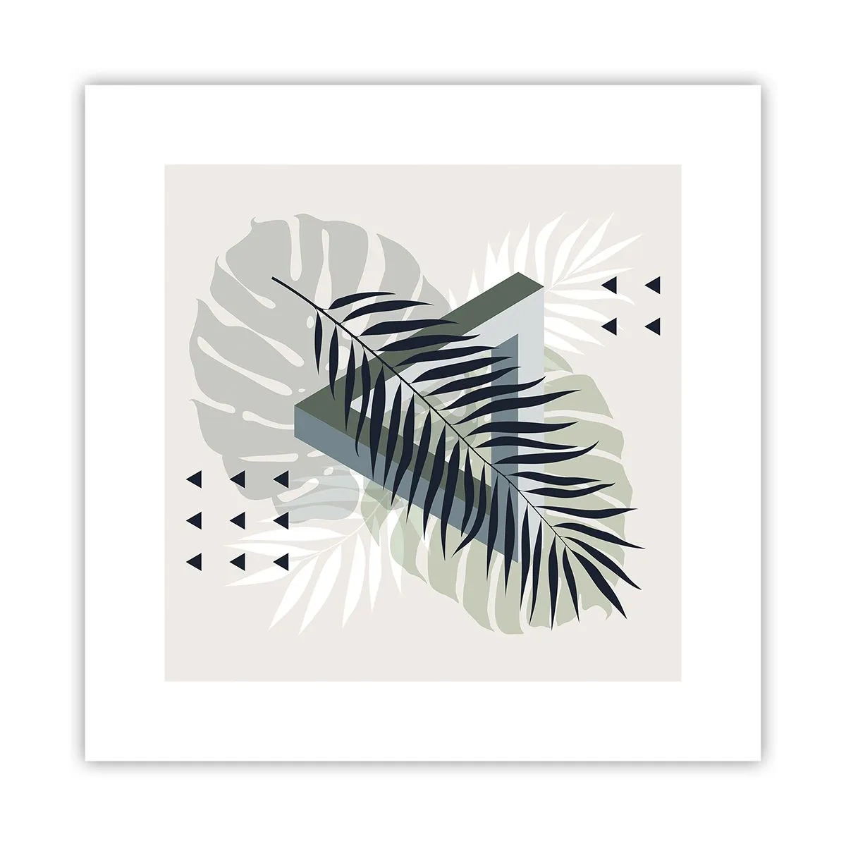 Poszter - Természet és geometria – két rend? - 30x30 cm