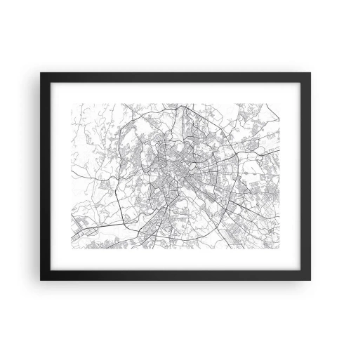 Poszter fehér keretben - Római kör - 40x30 cm