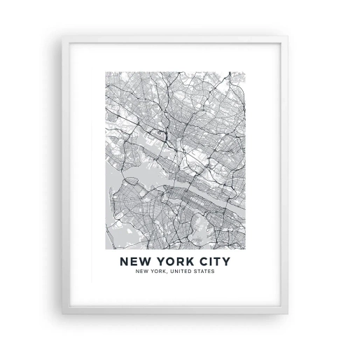 Poszter fekete keretben - Metropolisz anatómiája - 40x50 cm