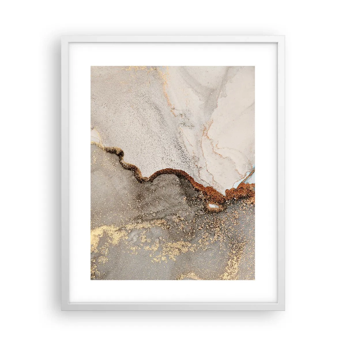 Poszter fekete keretben - A színek határán - 40x50 cm